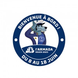 Armada's Marcus "Bienvenue à Bord" sticker