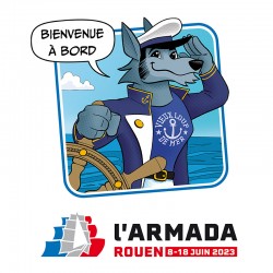 Armada's Marcus "Bienvenue à bord" white T-shirt