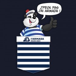 Marvin's "J'peux pas, j'ai Armada" Men navy T-shirt