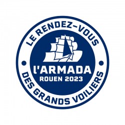 T-shirt Homme rayé Logo officiel de l'Armada