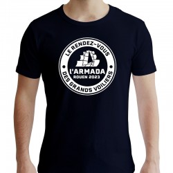 Le RDV des Grands Voiliers Men navy T-shirt