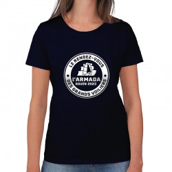 Le RDV des Grands Voiliers women navy T-shirt