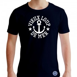 T-shirt Homme Navy Vieux Loup de Mer