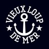 'Vieux Loup de Mer' Women navy T-shirt