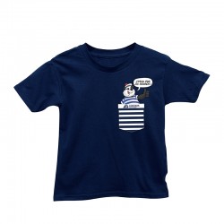 T-shirt Enfant Navy Marvin "J'peux pas j'ai Armada"