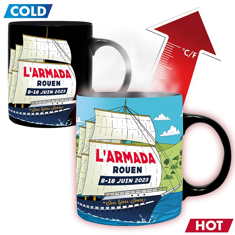 Heat Change mug Armada's Official Event Poster